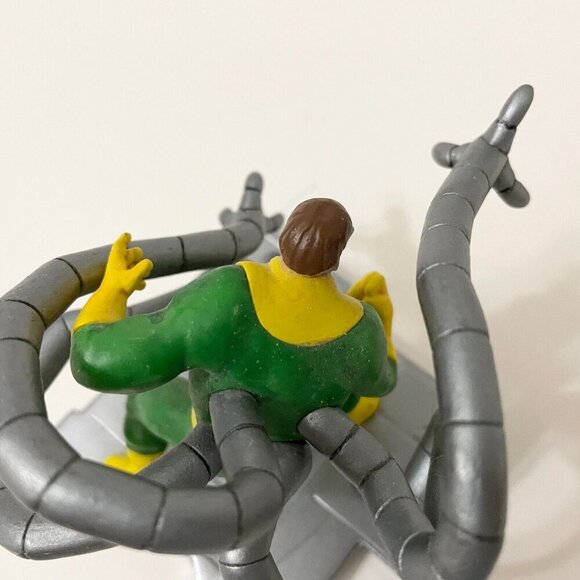 2011 Marvel Spiderman Villain Dr Octopus 3 Inch Tall Action Figure on Base - Picture 9 of 14